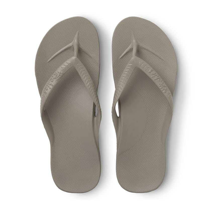 Archies Flip-Flops in Taupe