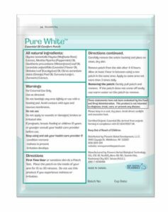 Pure White (Essential Oil Comfort Patch)