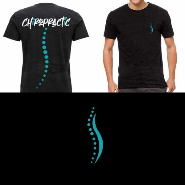 Chiropractic T-Shirt - Chiropractic & Spine on Back