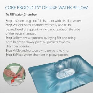 Tri-Core® Water Pillow Adjustable Cervical Support Pillow